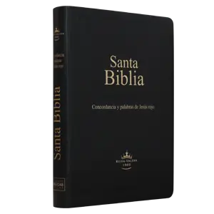 Biblia Reina Valera 1960 Grande Letra Gigante Imitación Piel Negro Lujo [RVR086CLGIPJR]