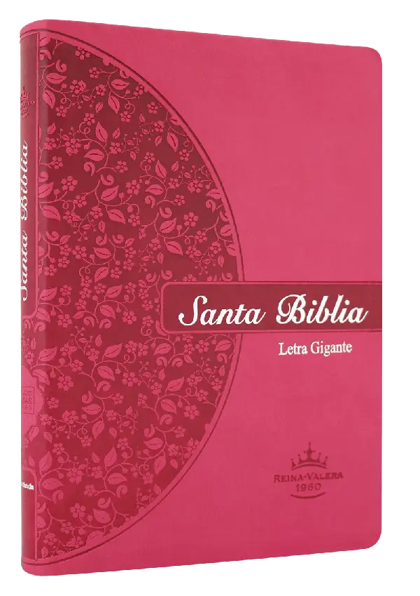 Biblia Reina Valera 1960 Grande Letra Gigante Imitación Piel Rosa [RVR086cLGiPJR]