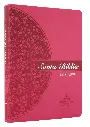 Biblia Reina Valera 1960 Grande Letra Gigante Imitación Piel Rosa [RVR086cLGiPJR]