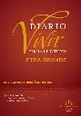 Biblia de estudio del diario vivir RVR60, letra grande (Tapa dura, Índice, Letra Roja)