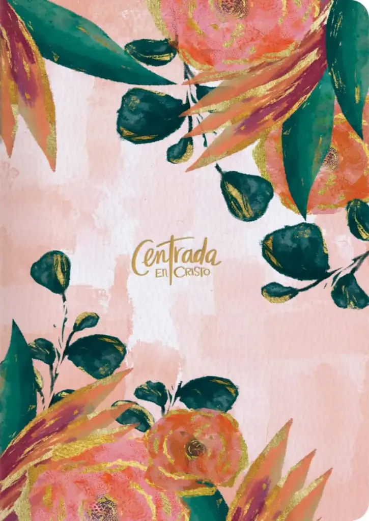 RVR1960 Centrada en Cristo, floral símil piel: Biblia devocional para mujeres