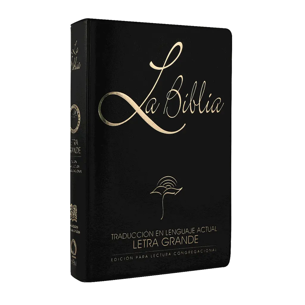 Biblia Traducción Lenguaje Actual Mediana Letra Grande Vinil Negro [TLA62LG]