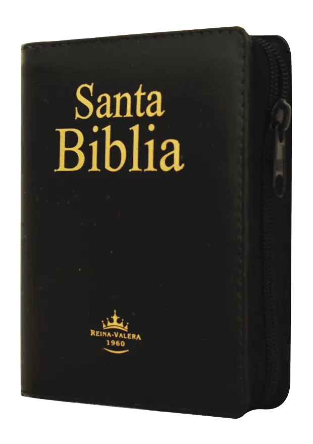 Biblia Reina Valera 1960 Tamaño Bolsillo Letra Mediana Imitación Piel Negro [RVR025cLGZTIa]