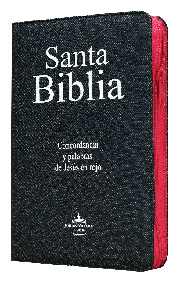 Biblia Reina Valera 1960 Mediana Letra Grande Mezclilla Rosa [RVR064CLGPJRZTIA]