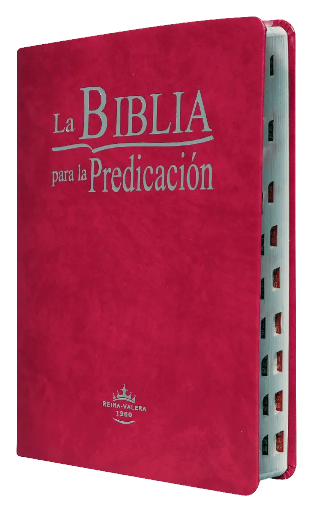 Biblia de Estudio Predicación Reina Valera 1960 Grande Letra Grande Imitación Piel Púrpura [RVR086LGEETI]