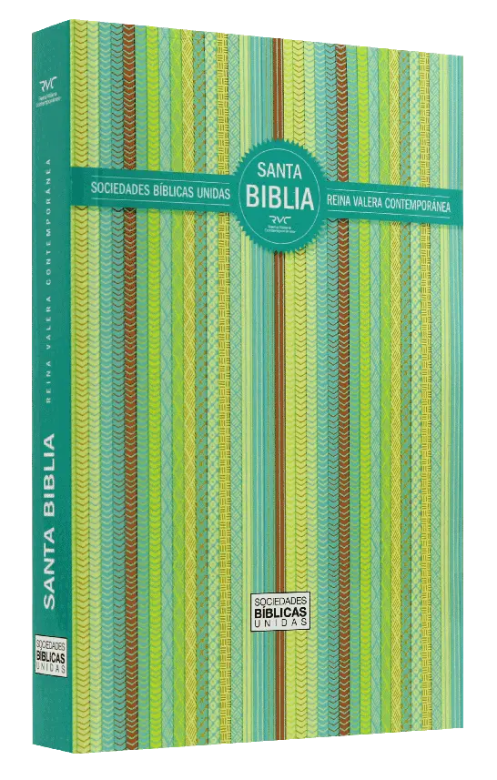 Biblia Misionera Reina Valera Contemporánea Mediana Letra Chica Rústica Rayas [RVC060e]