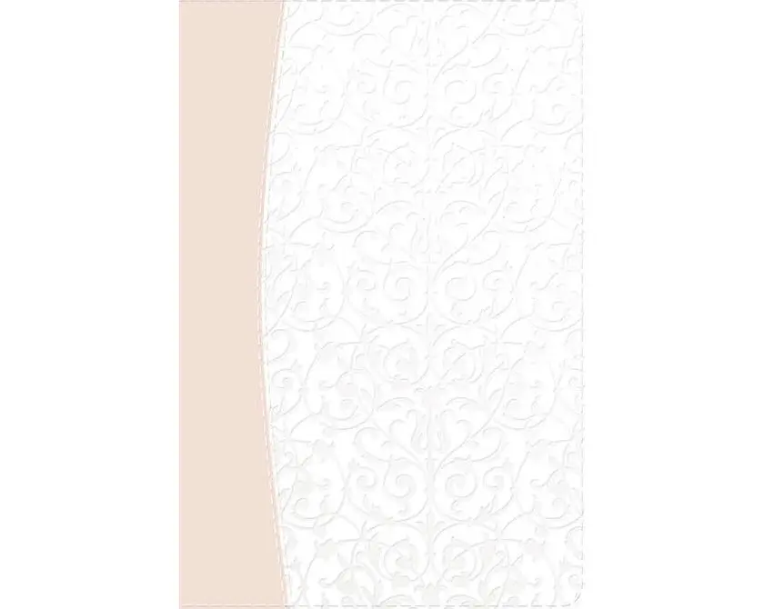 RVR 1960 Biblia Recuerdo de Boda, filigrana blanca/rosa palo símil piel