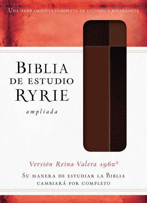 Biblia de estudio Ryrie ampliada: Duo-tono marrn