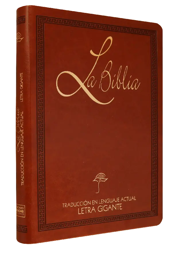 Biblia Traducción Lenguaje Actual Grande Letra Gigante Imitación Piel Marrón [TLA86LGI]
