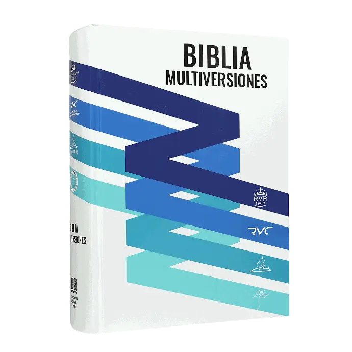 Biblia de Estudio Multiversiones Grande Letra Mediana Tapa Dura RVR60, RVC, DHH, TLA