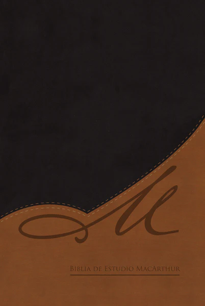 Biblia de estudio MacArthur Reina Valera 1960, Leathersoft, Café, con Índice