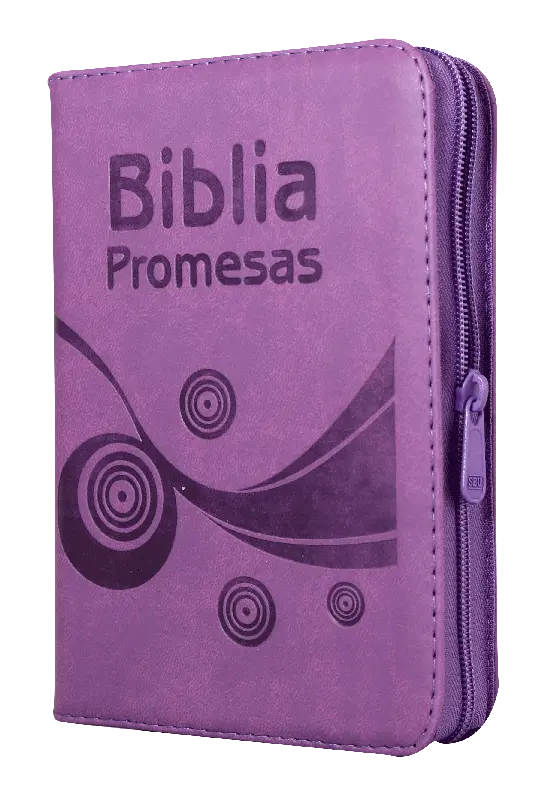 Biblia Promesas Reina Valera 1960 Chica Letra Mediana Imitación Piel Lila [RVR045cZ]