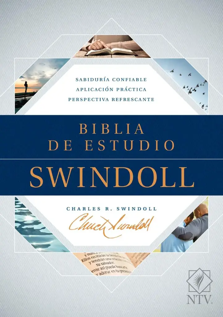 Biblia de estudio Swindoll NTV Pasta Dura