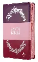 Biblia Reina Valera 1960 Mediana Letra Grande Imitación Piel Morado Rosa [RVR066cLGPJRTIZABS]