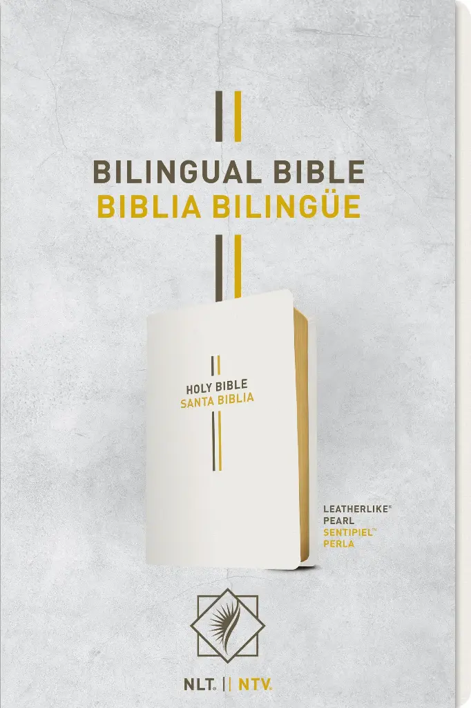 Biblia Bilingüe NLT/NTV, Piel Imitada, Perla