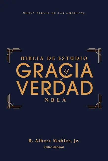 NBLA, Biblia de Estudio Gracia y Verdad, Tapa dura, Interior a dos colores, Comfort Print