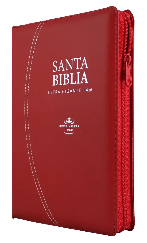 Biblia Reina Valera 1960 Mediana Letra Gigante Imitación Piel Rojo [RVR066cLSGiPJRZTI]