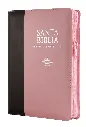 Biblia Reina Valera 1960 Mediana Letra Gigante Imitación Piel Rosa Marrón [RVR066cLSGiPJRZTI]
