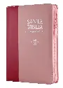 Biblia Reina Valera 1960 Mediana Letra Gigante Imitación Piel Rosa Rosa [RVR066cLSGiPJRZTI]