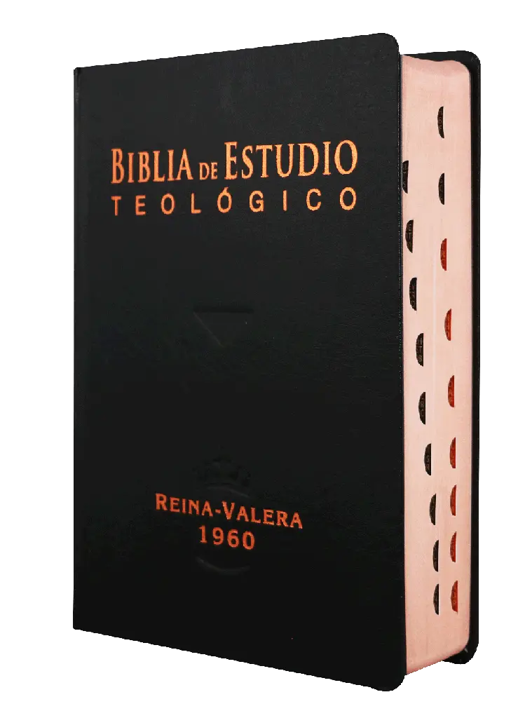Biblia de Estudio Teológico Reina Valera 1960 Grande Letra Mediana Tapa Dura Color Negro [RVR083cLGEETI-BET]