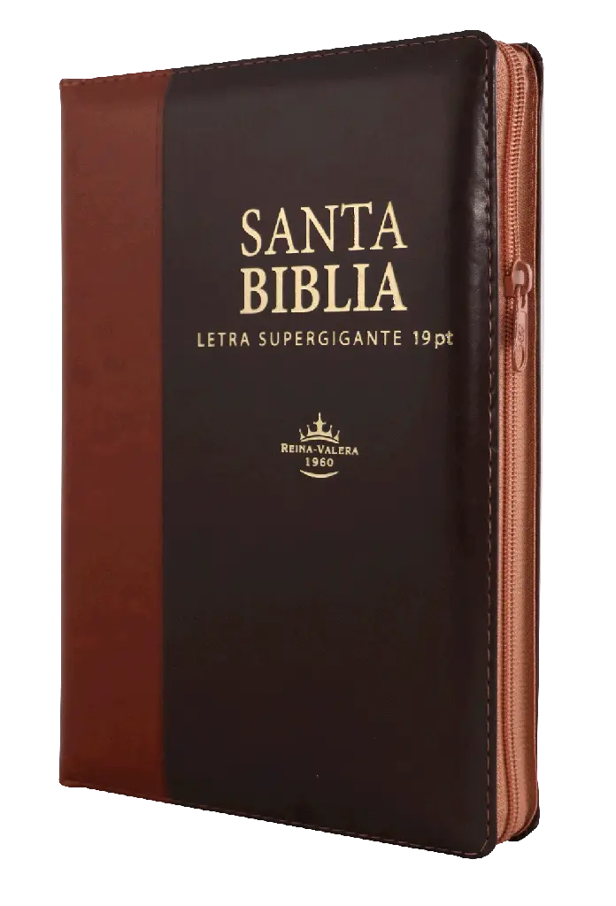 Biblia Reina Valera 1960 Grande Letra Supergigante Imitación Piel Negro Café Indicadores [RVR086cLSGiPJRZTI]