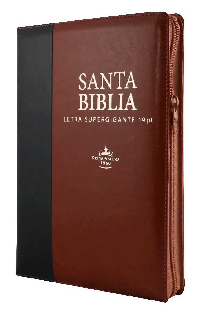 Biblia Reina Valera 1960 Grande Letra Supergigante Imitación Piel Marrón Café [RVR086cLSGiPJRZTI]