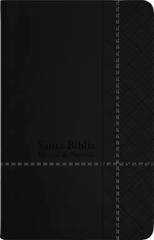 Biblia de Promesas RVR-1960, Letra grande, Tamaño Manual, Piel especial, Negra