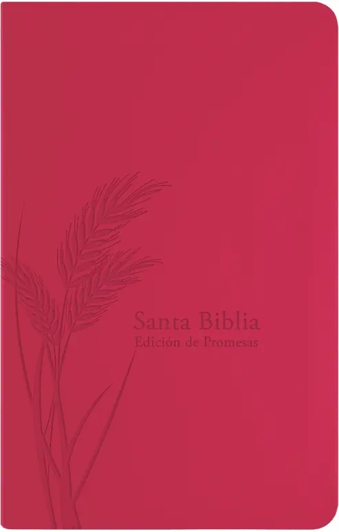 Santa Biblia de Promesas RVR-1960, Tamaño Manual / Letra grande, Piel especial, Fucsia