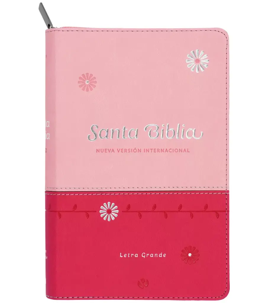 Biblia NVI - Letra Grande - Rosa/Fucsia - Con cierre