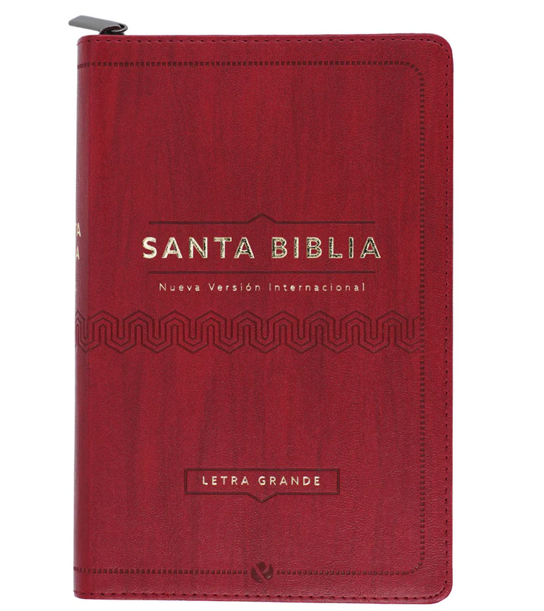 Biblia NVI - Letra Grande - Vino - Con cierre