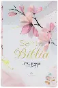 Biblia Reina Valera 1960 tamaño manual Letra Grande 12 puntos. Versículos seguidos.  Flores en Invierno