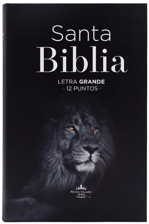 Biblia Reina Valera 1960 tamaño manual Letra Grande 12 puntos. León