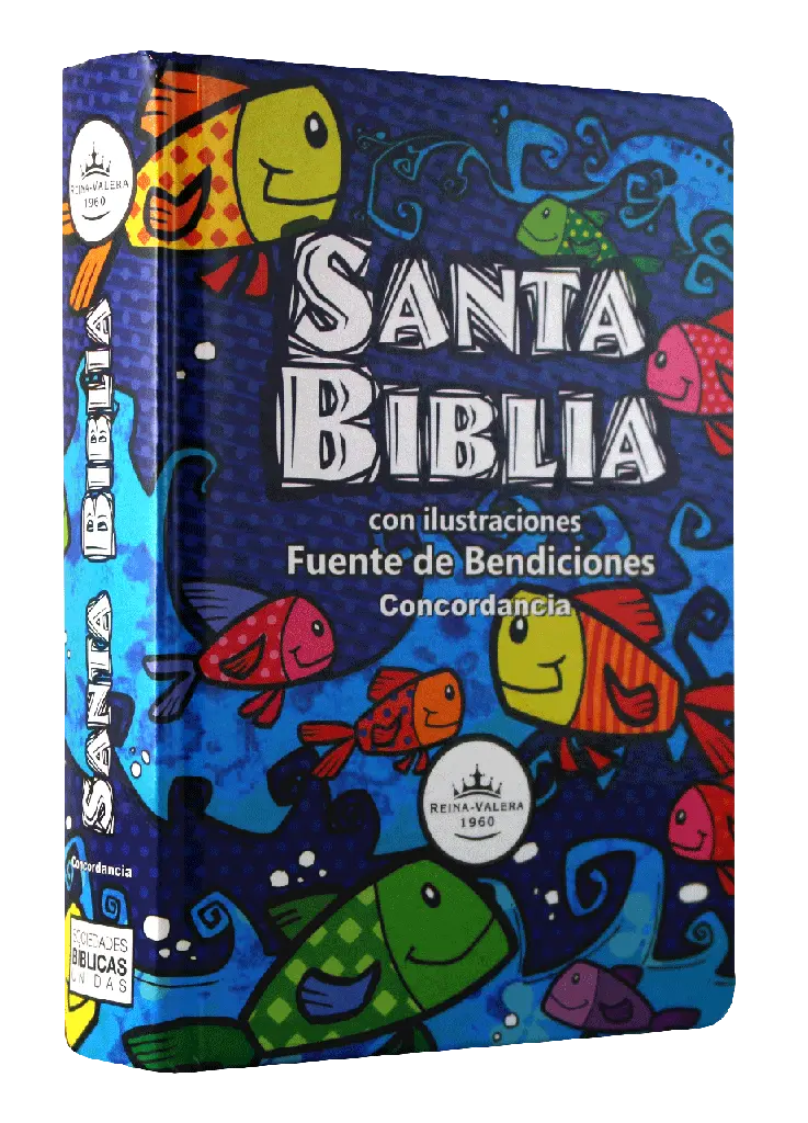 Biblia Infantil Reina Valera 1960 Chica Letra Chica Tapa Dura Colores