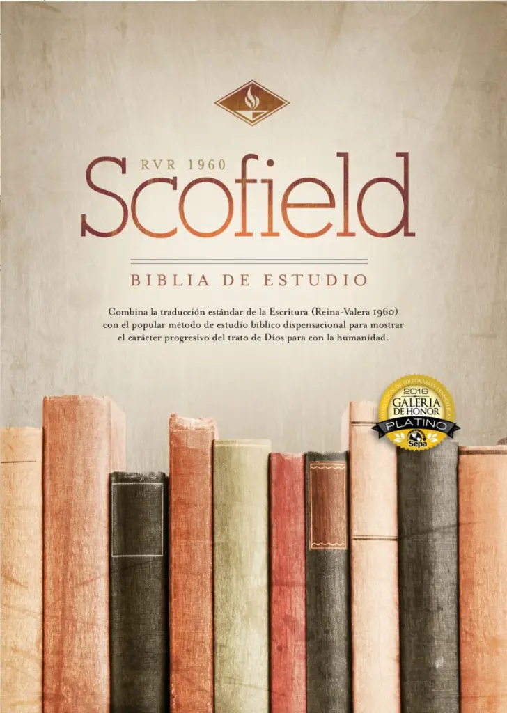 RVR 1960 Biblia de estudio Scofield, verde oscuro/castaño símil piel con índice