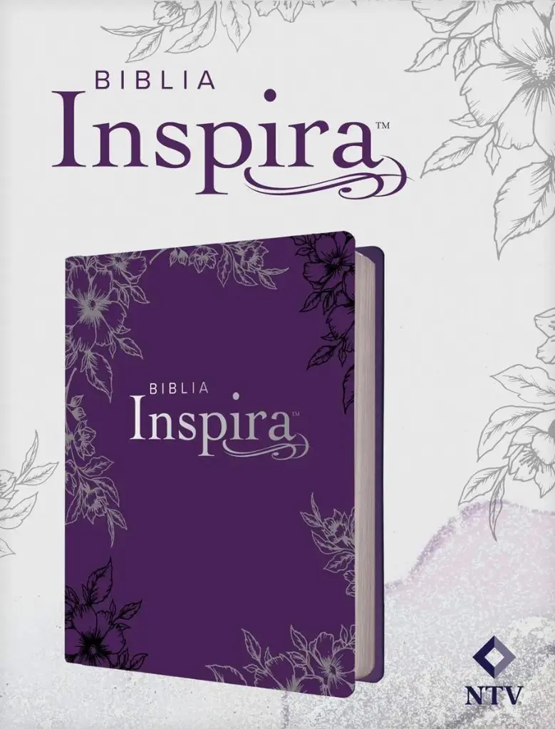 Biblia Inspira NTV (Tapa dura de SentiPiel, Lavanda): La Biblia que inspira tu creatividad