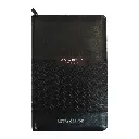 Biblia Reina Valera 1960 tamaño manual letra grande 12 puntos- Imitación Piel negro/negro con cierre y con índice. Colección ABBA.