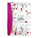 Biblia Reina Valera 1960 tamaño portátil Letra Grande 11 puntos Imitación Piel rosa oscuro. Con cierre. Canto pintado. Colección Primaveral.