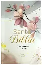 Biblia Reina Valera 1960 tamaño manual Letra Grande 12 puntos. Versículos seguidos. Tela sobre tapa dura. Diseño Flores multibrisa.