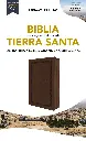 Biblia Reina-Valera 1960, Tierra Santa, Ultrafina, Letra grande, Leathersoft, Con cierre, Café