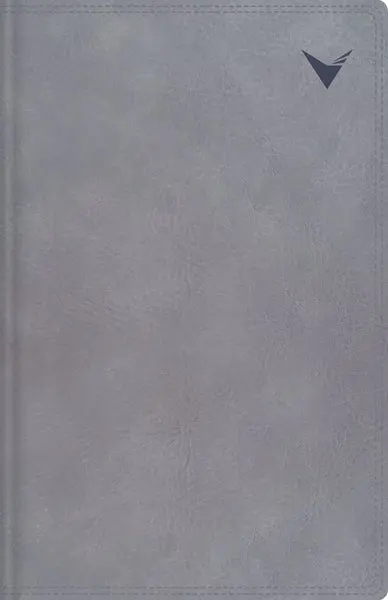 Biblia de Estudio NBLA, Leathersoft, Gris, Interior a Dos Colores