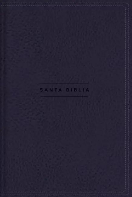 Santa Biblia NVI, Leathersoft, Navy,  Una Columna con Referencias, Palabras de Jesús en Rojo
