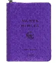Biblia NVI Letra Grande, Tamaño Bolsillo – Zipper - Panal Violeta