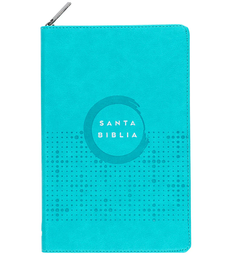 Biblia Ultrafina Nvi - Turquesa - Con Zipper