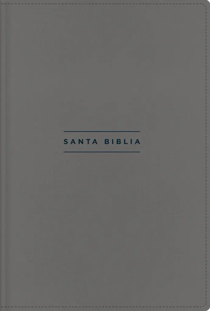 Biblia NVI, Piel Reciclada, Gris, Una Columna con Referencias, Texto revisado 2022