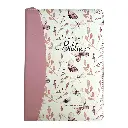 Biblia Reina Valera 1960, Letra Gigante 15 puntos. Imitación Piel rosa floral. Con cierre y con índice canto pintado. Colección Maravilla