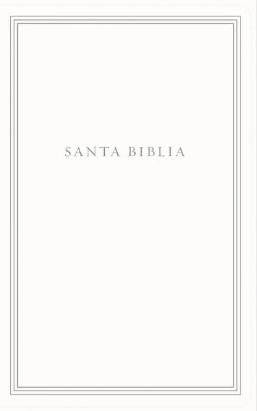 Biblia Reina-Valera 1960, Biblia Blanca, Ultrafina, Letra grande. Bodas, bautismo, presentación/dedicación y cumpleaños