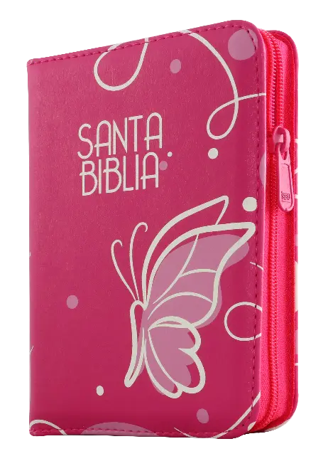 Biblia Reina Valera 1960 Chica Letra Chica Imitación Piel Fucsia Código QR [RVR025cZLMPJR]