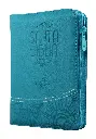 Biblia Reina Valera 1960 Bolsillo Letra Chica Imitación Piel Azul QR [RVR026cZTILM PJR]