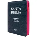 Biblia Reina Valera 1960 Grande Letra Gigante Mezclilla Rosa [RVR084CLGIPJRZA]