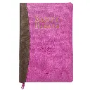 Biblia Reina Valera 1960 Mediana Letra Grande Imitación Piel Rosa-Marrón [RVR065cPJRZTI]